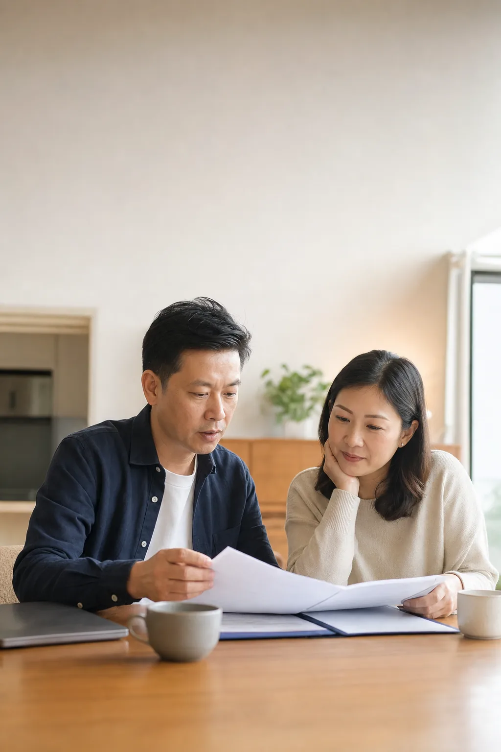 夫婦一同檢視扣稅退休工具